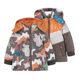 BOBOLI giubbino multicolor reversibile con zip e cappuccio Multicolor per Neonato 339173N MULTICOLOR BOBOLI 