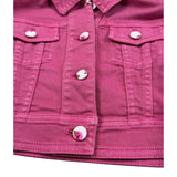 Simonetta Giubbino Tinta Unita Modello Crop per Bambina SU2A17 ROSA SIMONETTA 