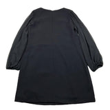 MONNALISA abito manica lunga tinta unia Nero per Bambina 414913 NERO MONNALISA 