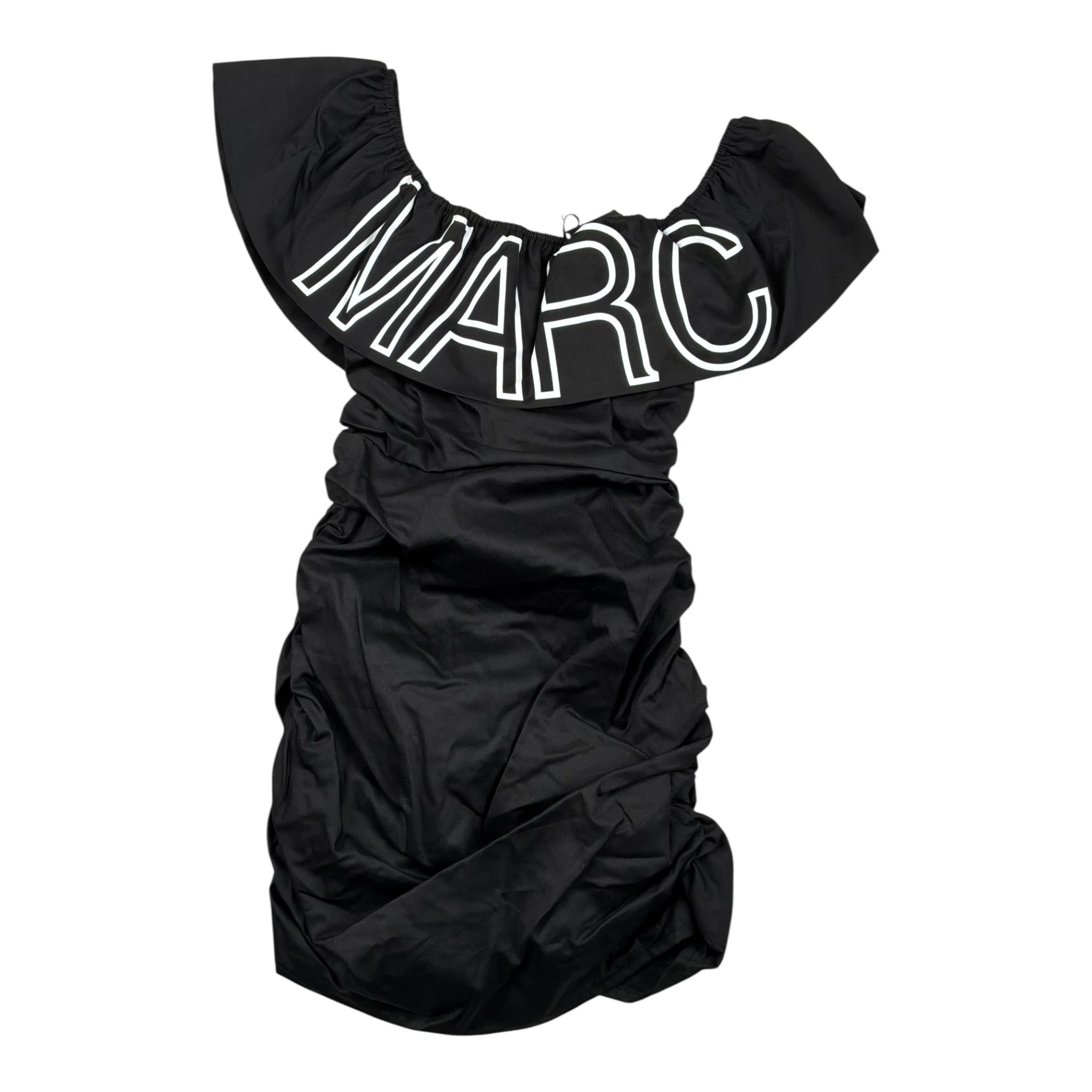 Marc Ellis Abito Tinta Unita con Stampa per Bambina JMJDR14107 NERO MARC ELLIS 