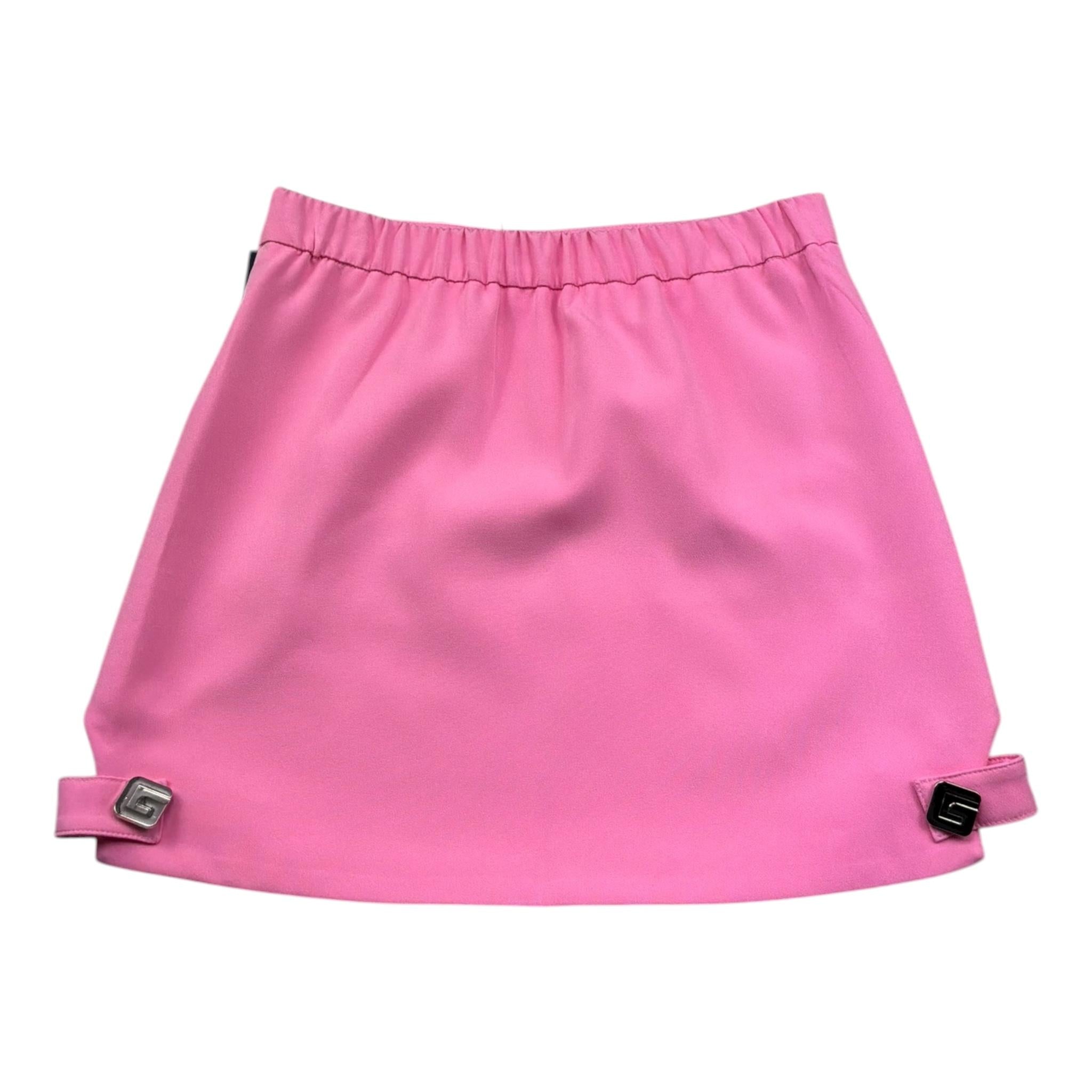 Gaelle Gonna Tinta Unita con Elastico In Vita per Bambina 2746G00318 ROSA GAELLE 