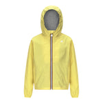 K-Way Giubbino Tinta Unita con Zip E Cappuccio per Bambino K41335W GIALLO K-WAY 