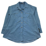 John Richmond Camicia In Denim Tinta Unita Manica Lunga per Bambina RGP26070CA AZZURRO JOHN RICHMOND 