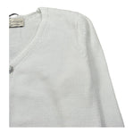 J.O. Milano Cardigan Tinta Unita Scollo A V per Neonato 573Z2 BIANCO J.O. MILANO 