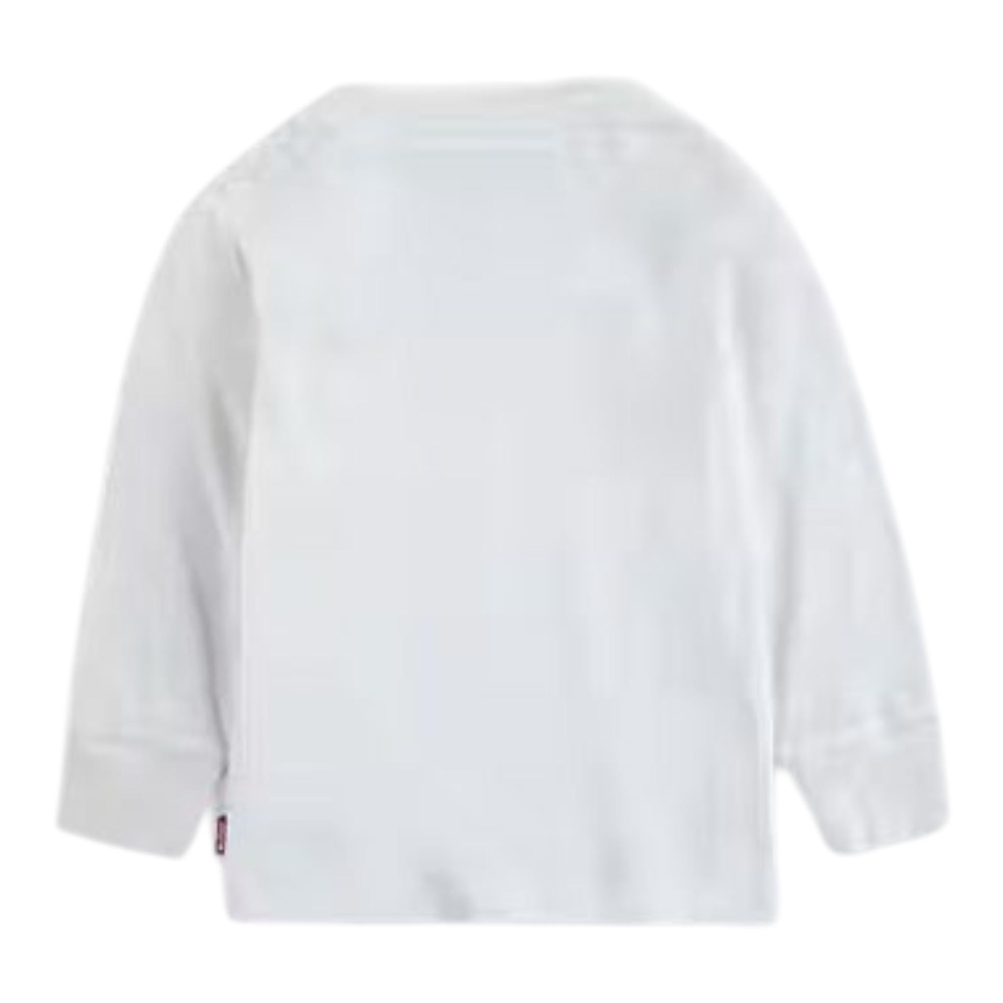 Levi'S Shirt Tinta Unita con Stampa per Neonato 6E8646 BIANCO LEVI'S 