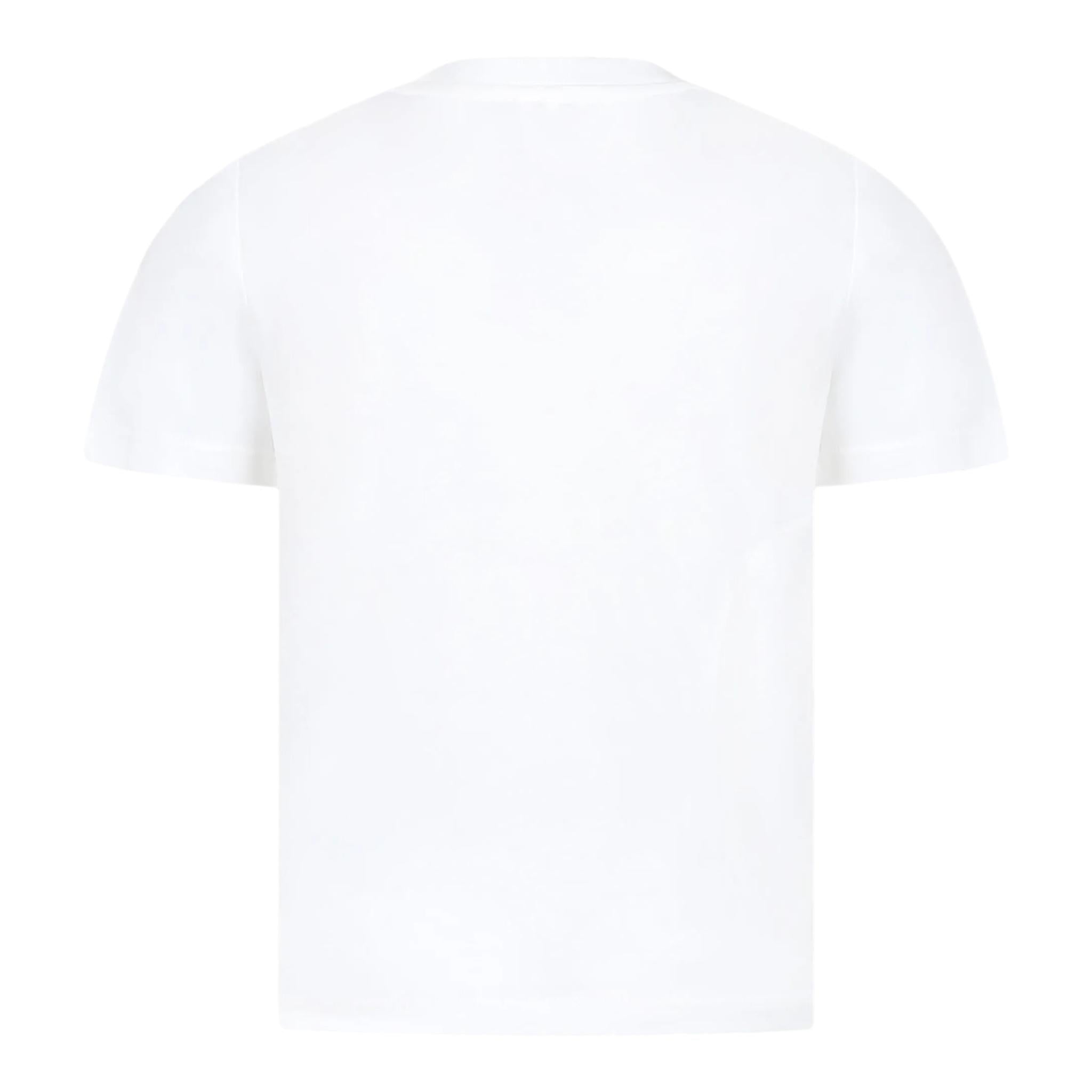 Stella Mccartney T-Shirt Girocollo Tinta Unita con Stampa per Bambino TW8P31 BIANCO STELLA McCARTNEY 