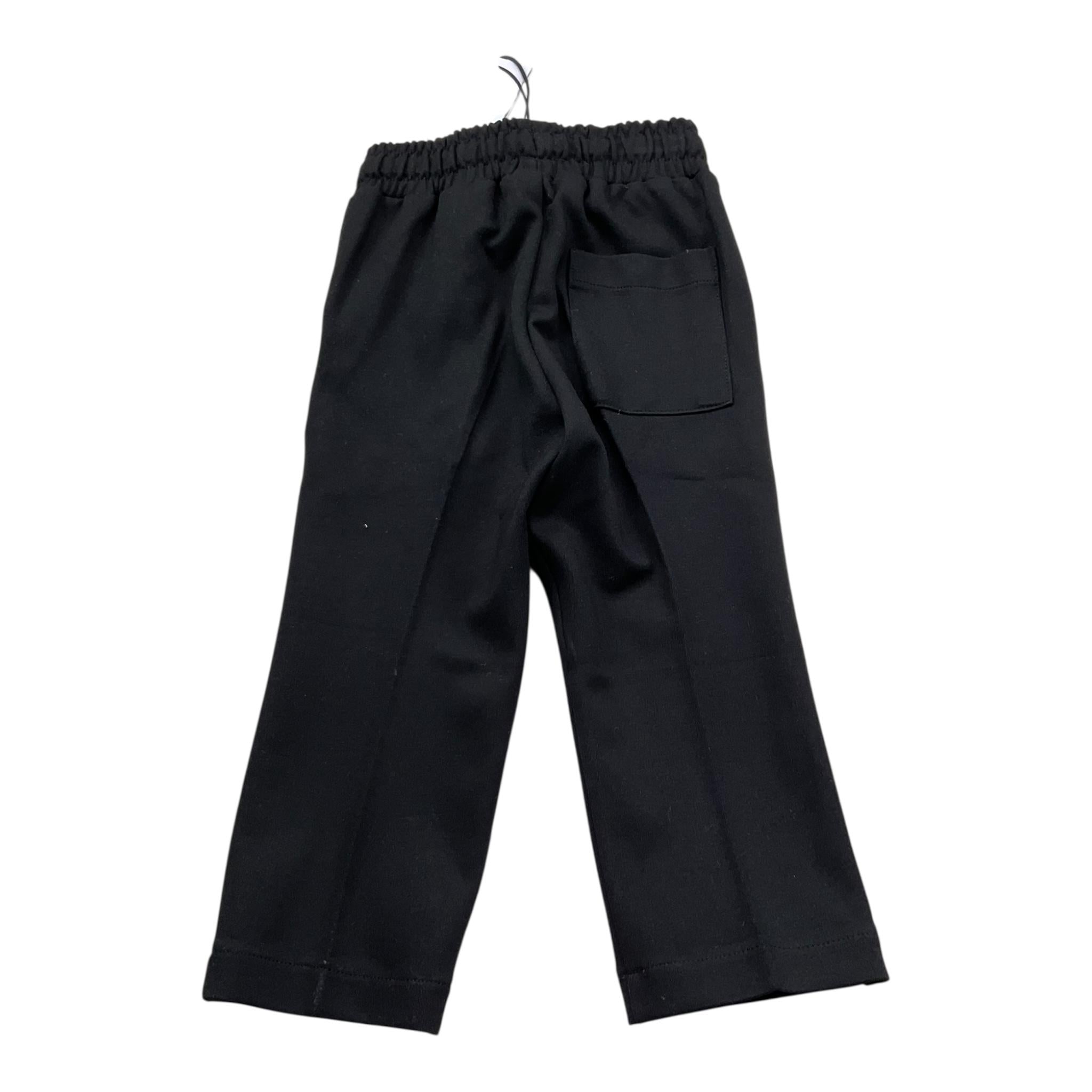 Cesare Paciotti Pantalone Tinta Unita con Elastico In Vita per Neonato PFP5151B NERO CESARE PACIOTTI 