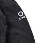 Suns  Felpa Tinta Unita con Zip E Cappuccio per Bambina MFS5109D NERO SUNS 