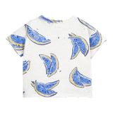 Play Up T-Shirt Tinta Unita con Stampa per Bambino PA033AQ11056 PANNA PLAY UP 