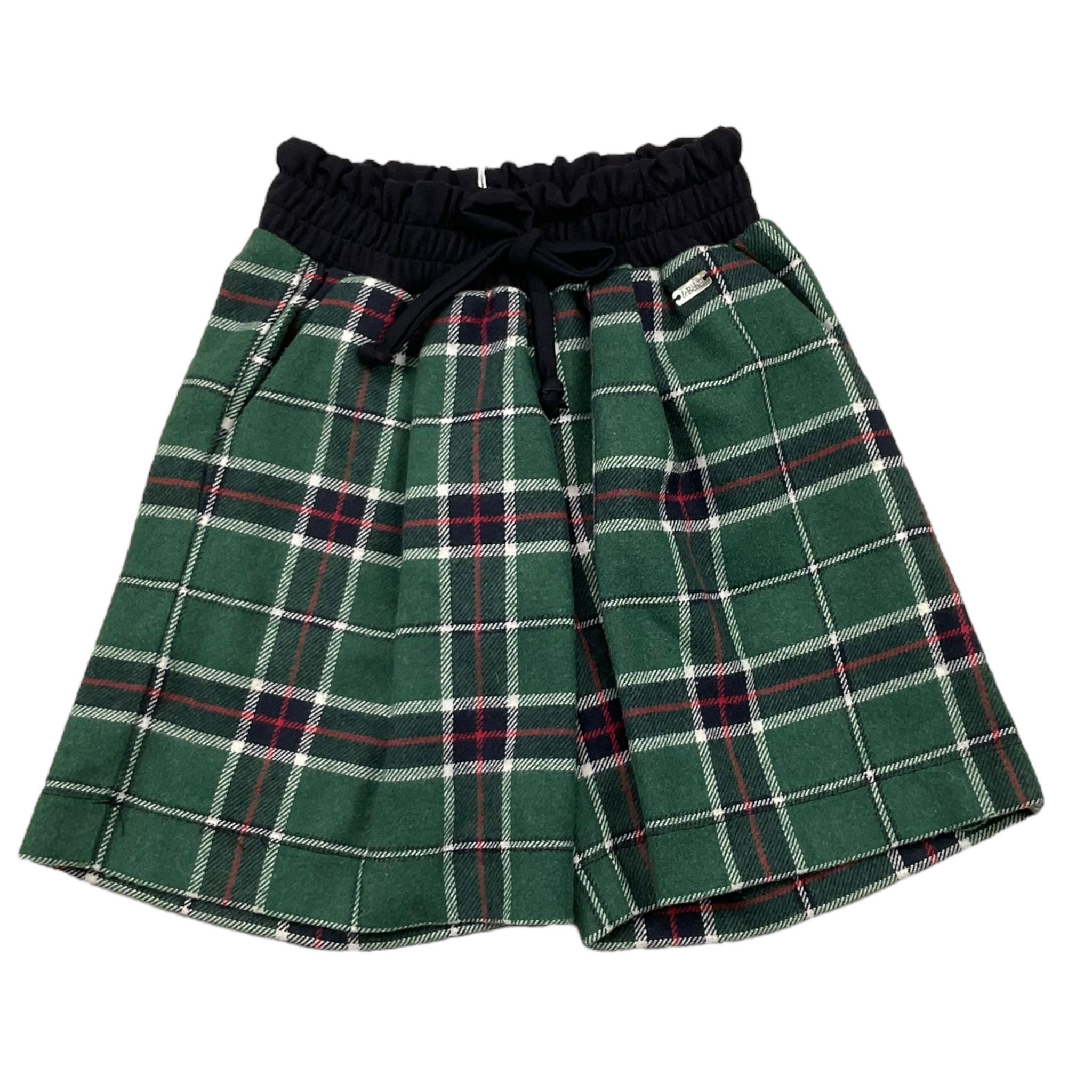 LE BEBE' pantalone modello palazzo fantasia scozzese Verde per Neonata LBG6112 VERDE LE BEBE' 