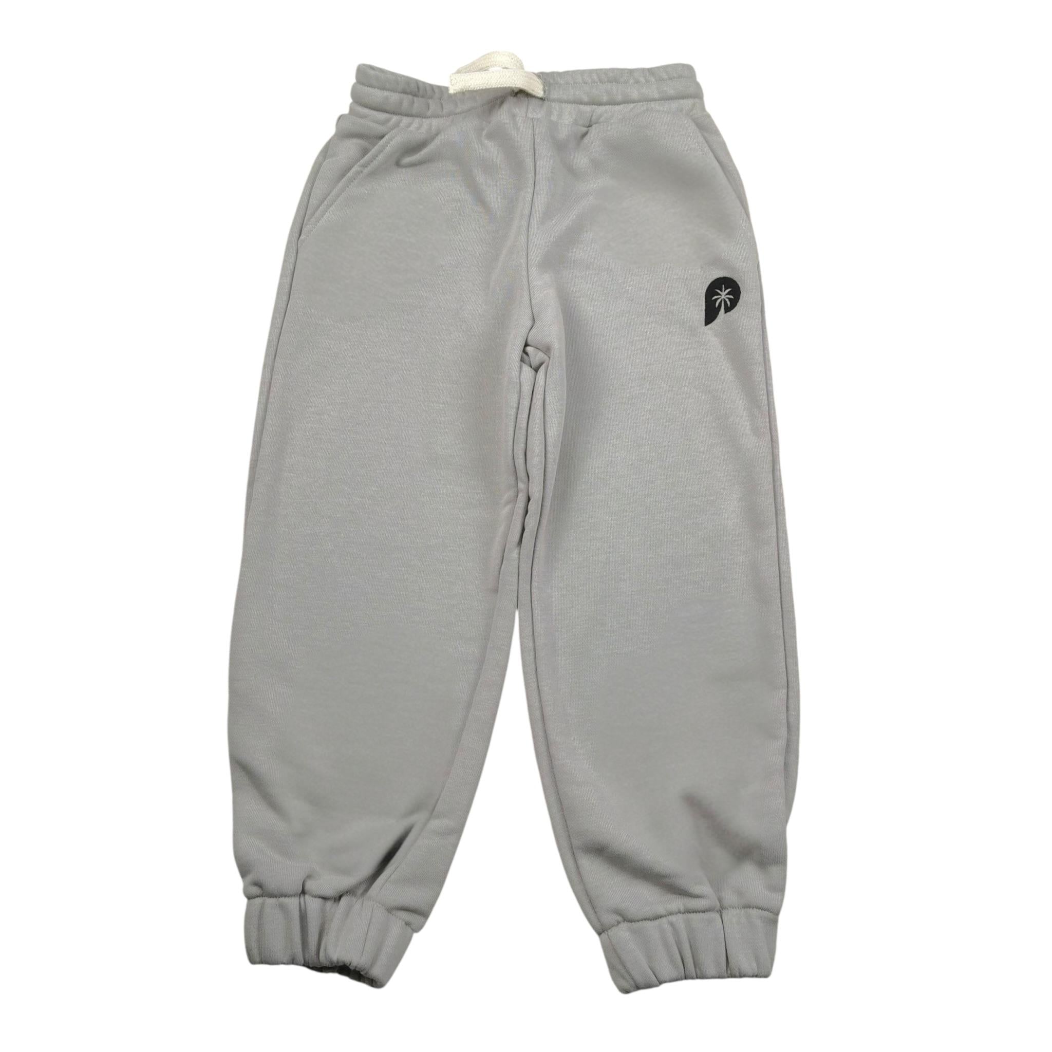 Please Pantalone Tinta Unita Modello Tuta per Bambino FJ18040B72 GRIGIO PLEASE 