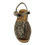 Angelitos Sandalo Tinta Unita con Fibia per Bambina ANG203 ORO ANGELITOS 