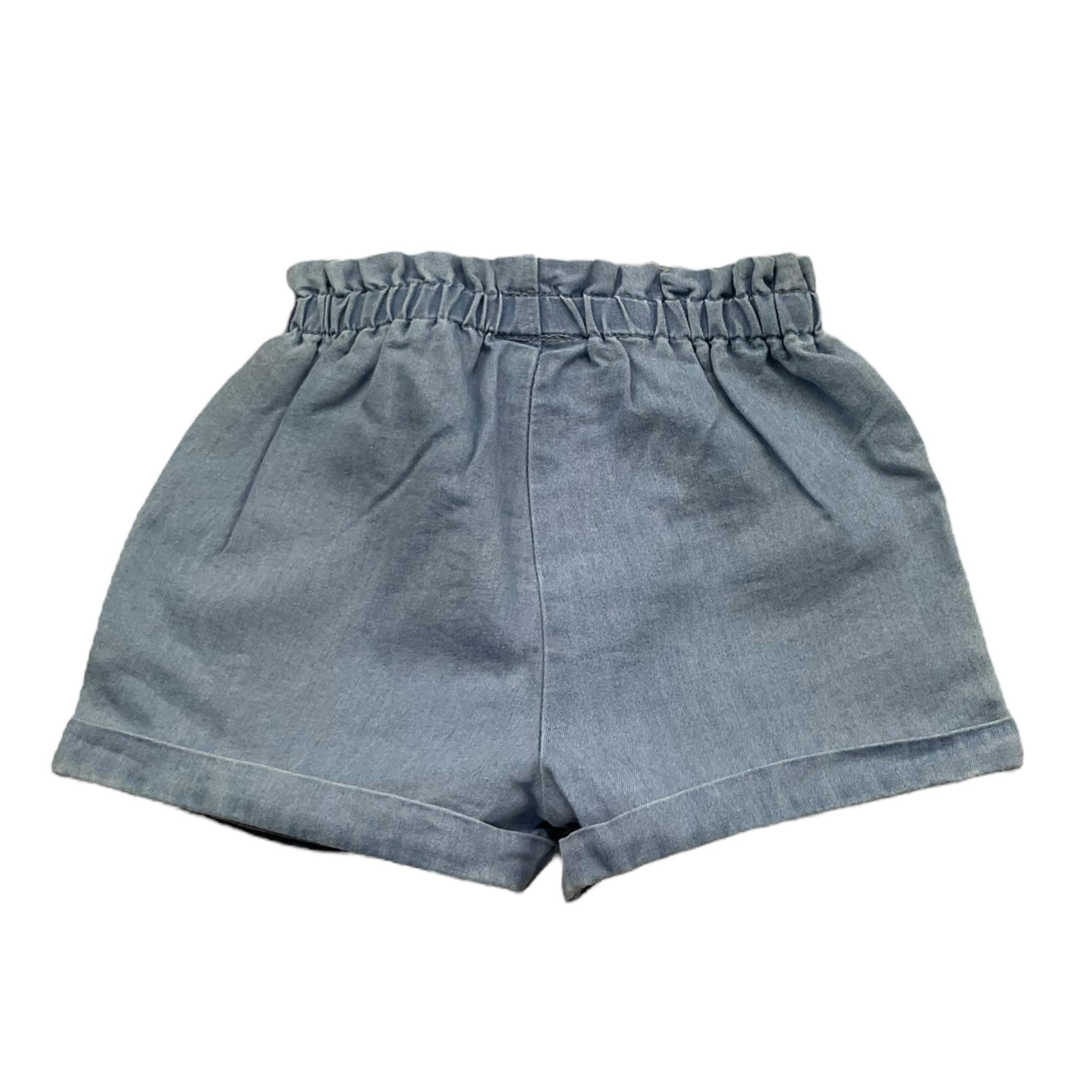 Mayoral Short Tinta Unita con Elastico Invita per Neonata 1258 AZZURRO MAYORAL 