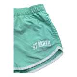 Saint Barth Short Tinta Unita con Wlastico In Vita per Bambina FRANCE VERDE SAINT BARTH 
