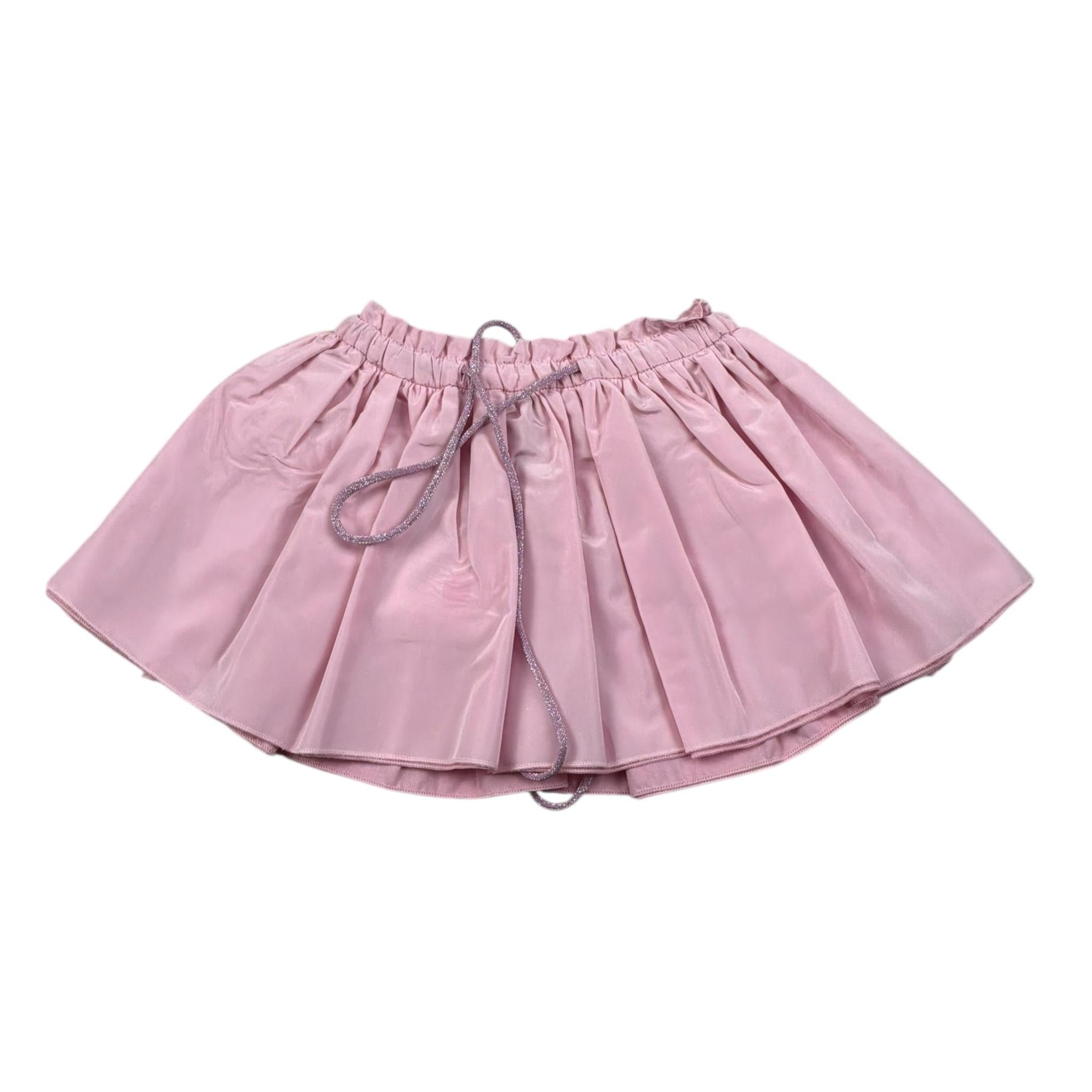 A' La Page Gonna Tinta Unita con Elastico In Vita per Neonata QUARZO ROSA A' LA PAGE 