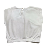 M+E' Canotta Tinta Unita con Applicazione per Neonata UE1754 BIANCO M+E' 