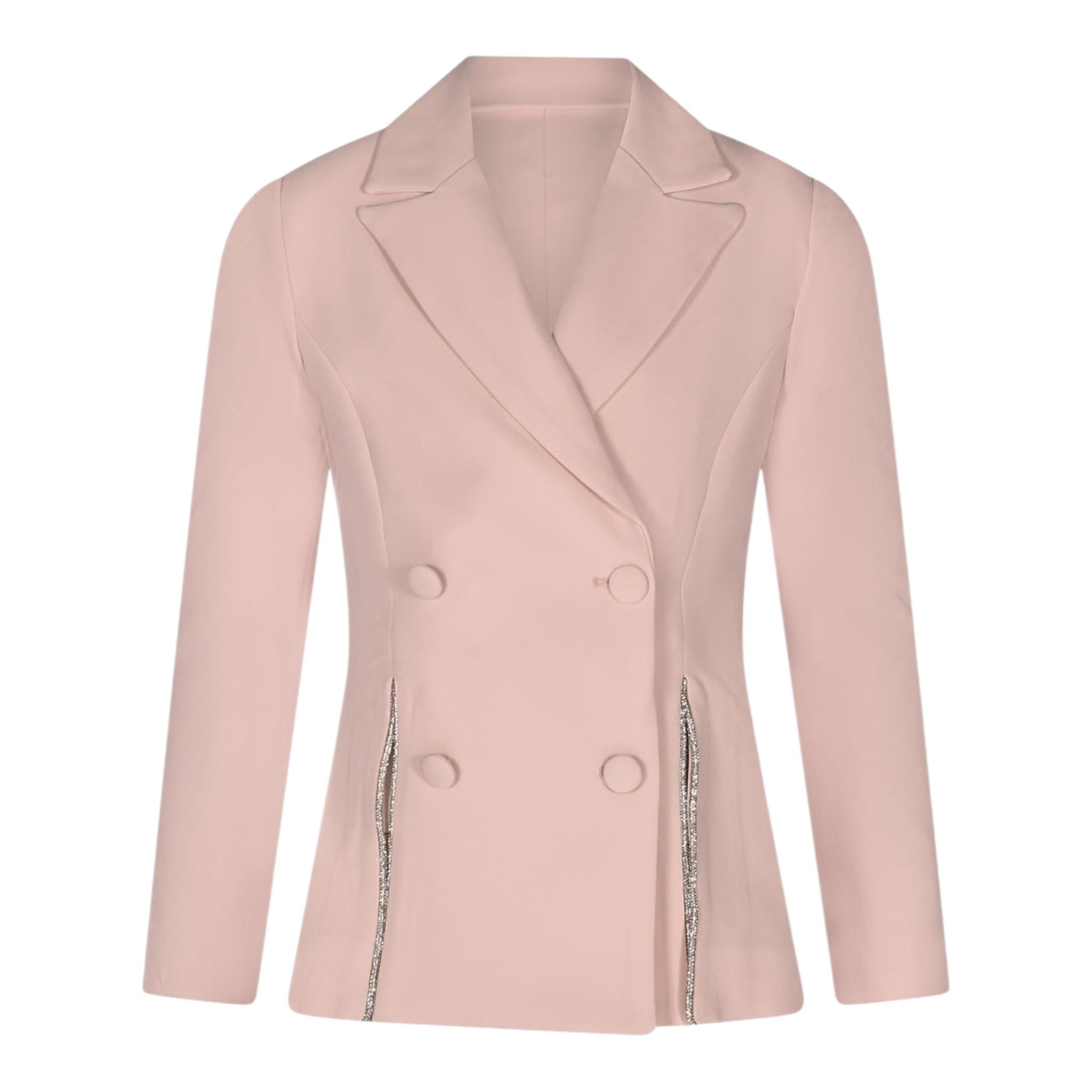 Fun & Fun Giacca Tinta Unita con Bottoni per Bambina FNCJJK00979 ROSA FUN & FUN 