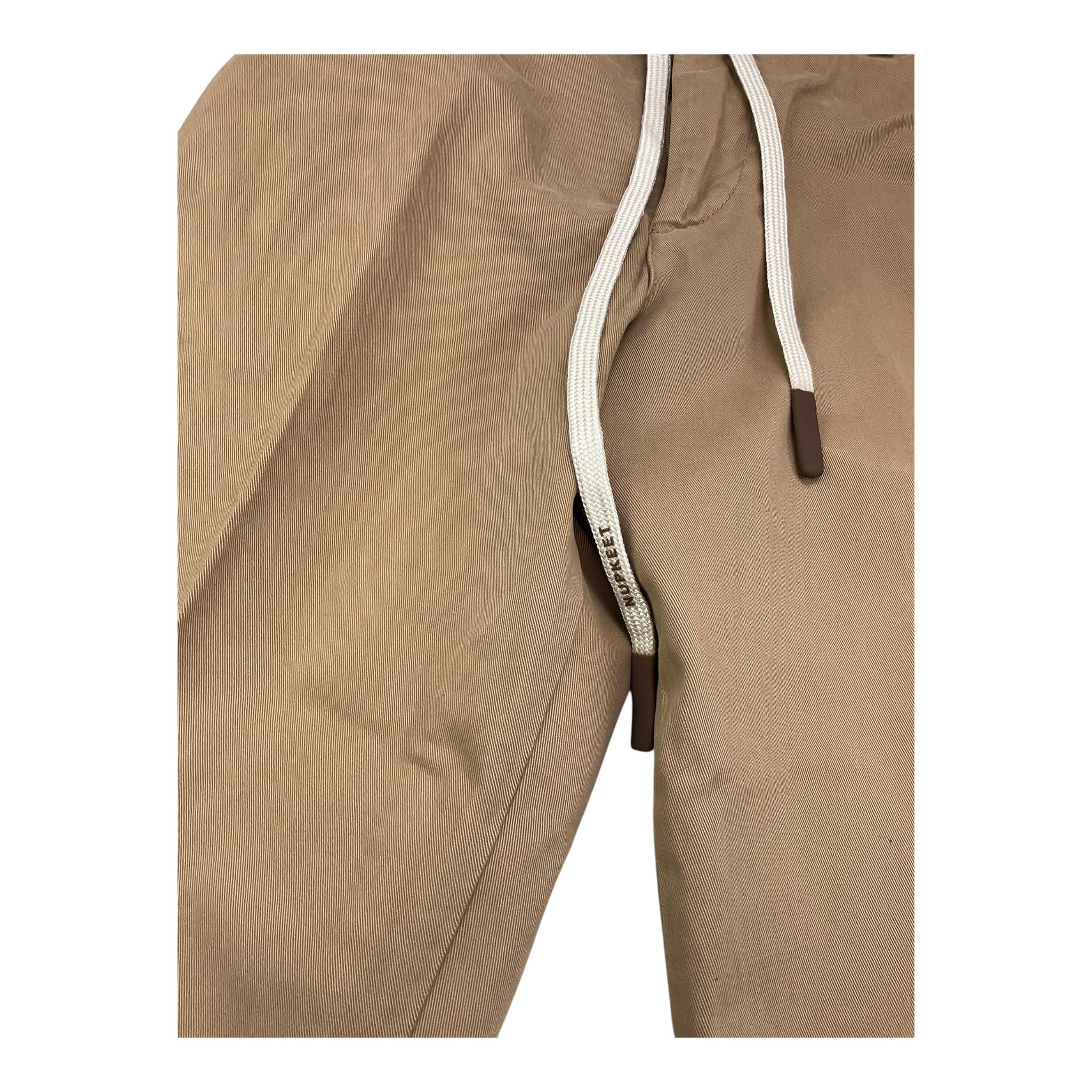 NUPKEET pantalone tinta unita cn elastico in vita Beige per Bambino 24NK281 BEIGE NUPKEET 