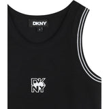 Daniele Alessandrini Canotta Tinta Unita con Logo per Bambina D62263 NERO DANIELE ALESSANDRINI 