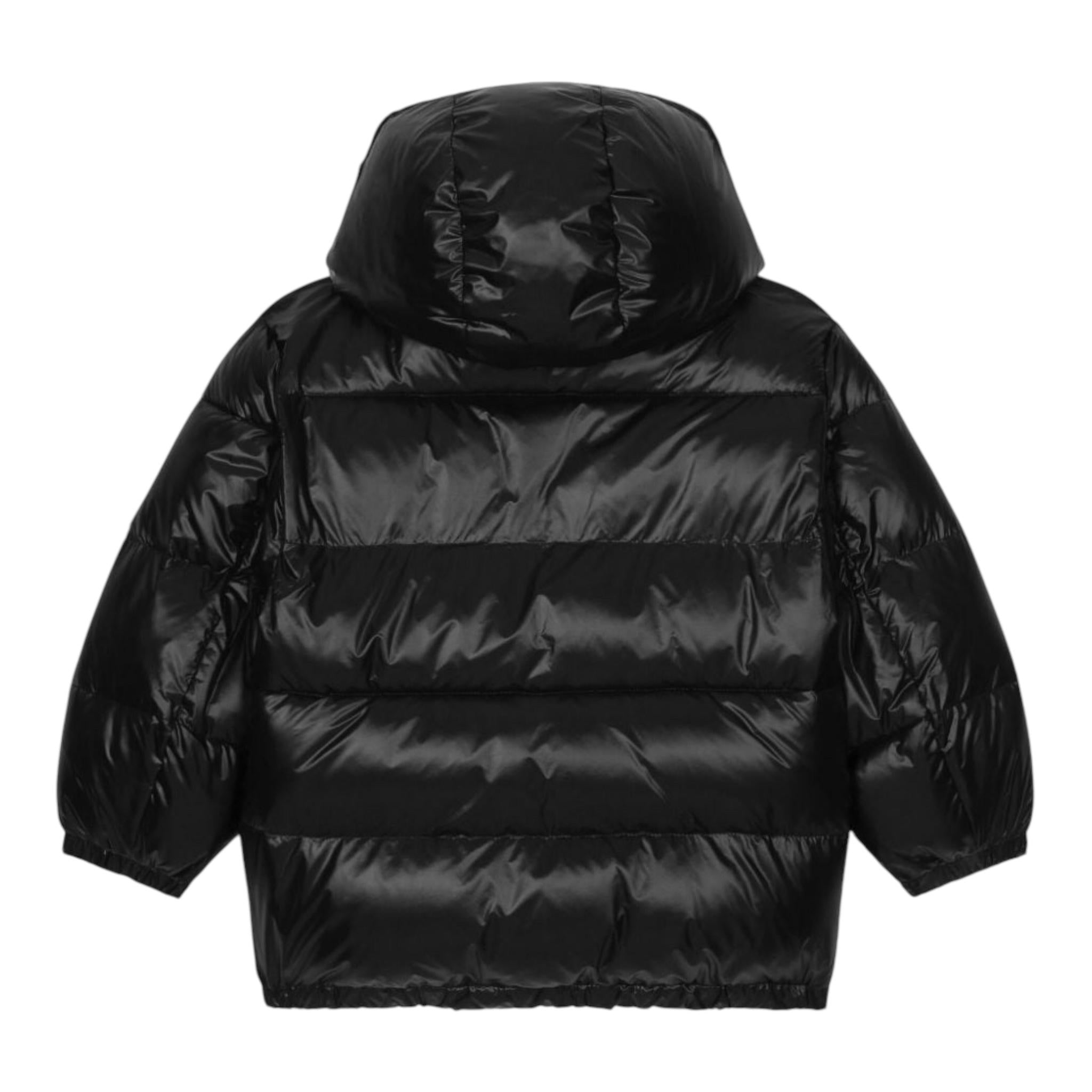 DOLCE & GABBANA giubbino modello bomber con cappuccio e zip Nero per Bambino L4JB6F NERO DOLCE & GABBANA 