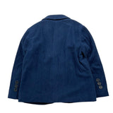 TRUSSARDI giacca tinta unita a costine Blu per Bambino TIA24072GCJ BLU TRUSSARDI 