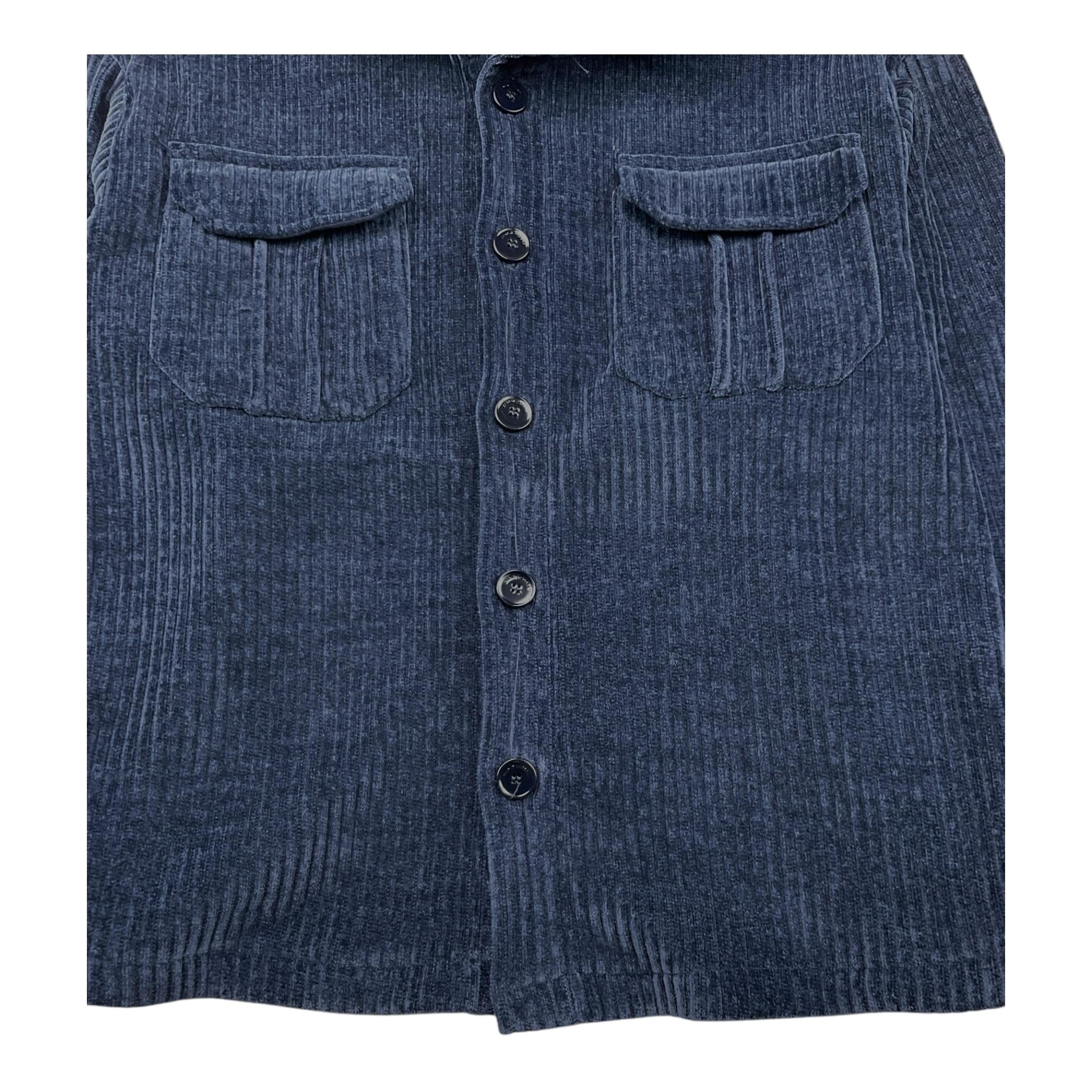 PAOLO PECORA camicia manica lunga in velluto Blu per Bambino PP4141 BLU PAOLO PECORA 