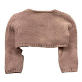 ALETTA coprispalle tinta unita con fiocco Rosa per Neonata MRP220001 ROSA ALETTA 