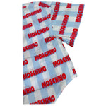 Moschino Camicia Mezza Manica Tricolore con Fantasia A Righe per Bambina HAC021 BIANCO MOSCHINO 