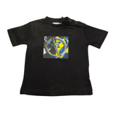 Cesare Paciotti T-Shirt Girocollo Tinta Unita con Stampa per Neonato TSP5107B NERO CESARE PACIOTTI 