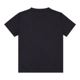 Emporio Armani T-Shirt Girocollo Tinta Unita con Stemma Logo per Bambino EB000421 NERO EMPORIO ARMANI 