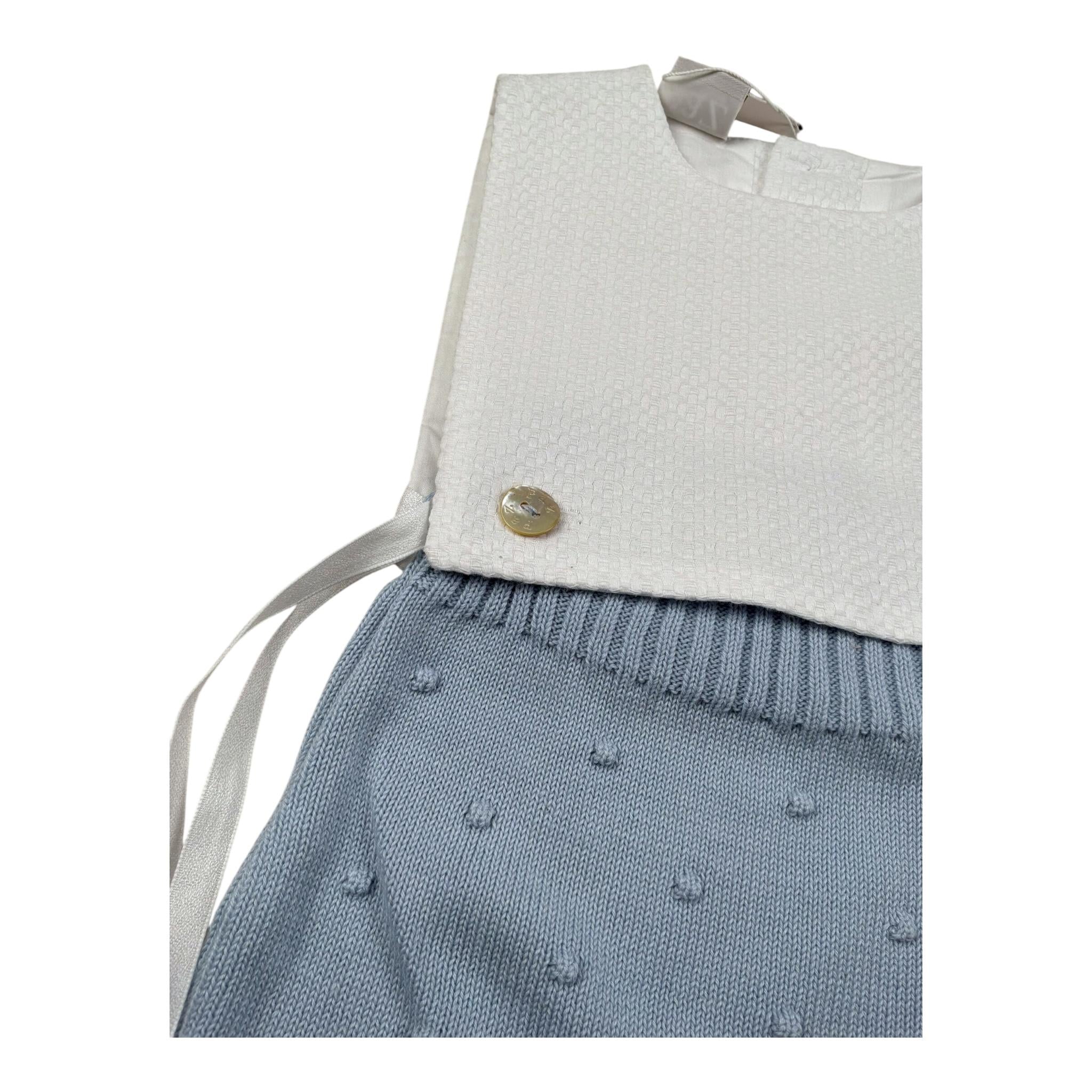 Paz Rodriguez Pagliaccett Giromanica Bicolore per Neonata 022122244 BIANCO/AZZURRO PAZ RODRIGUEZ 