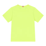 Saint Barth T-Shirt Girocollo Tinta Unita con Logo per Bambino DOVERLJR GIALLO FLUO SAINT BARTH 