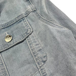 Please Giubbino In Denim Tinta Unita per Bambina JB11012G73 AZZURRO PLEASE 