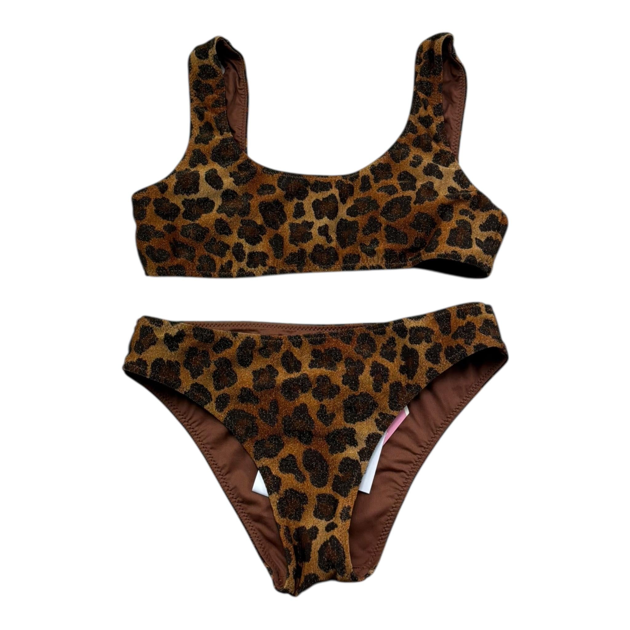 Saint Barth Costume 2 Pezzi Fascia-Slip per Bambina 00530L MARRONE SAINT BARTH 