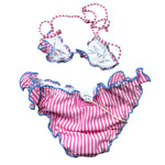 Saint Barth Costume 2 Pezzi Fascia-Triangolo per Bambina 00707L ROSA SAINT BARTH 