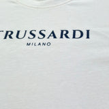Trussardi T-Shirt Girocollo Tinta Unita con Logo per Bambino TBP26107TS PANNA TRUSSARDI 