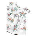 Mayoral Set Abito Mezza Manica Tinta Unita con Culotte per Neonata 1869 BIANCO MAYORAL 