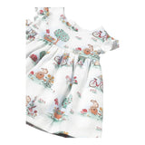 Mayoral Set Abito Mezza Manica Tinta Unita con Culotte per Neonata 1869 BIANCO MAYORAL 