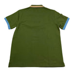 Sun68 Polo Mezza Manica Tinta Unita con Profili In Contrasto per Bambino A35312 VERDE SUN68 