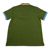 Sun68 Polo Mezza Manica Tinta Unita con Profili In Contrasto per Bambino A35312 VERDE SUN68 