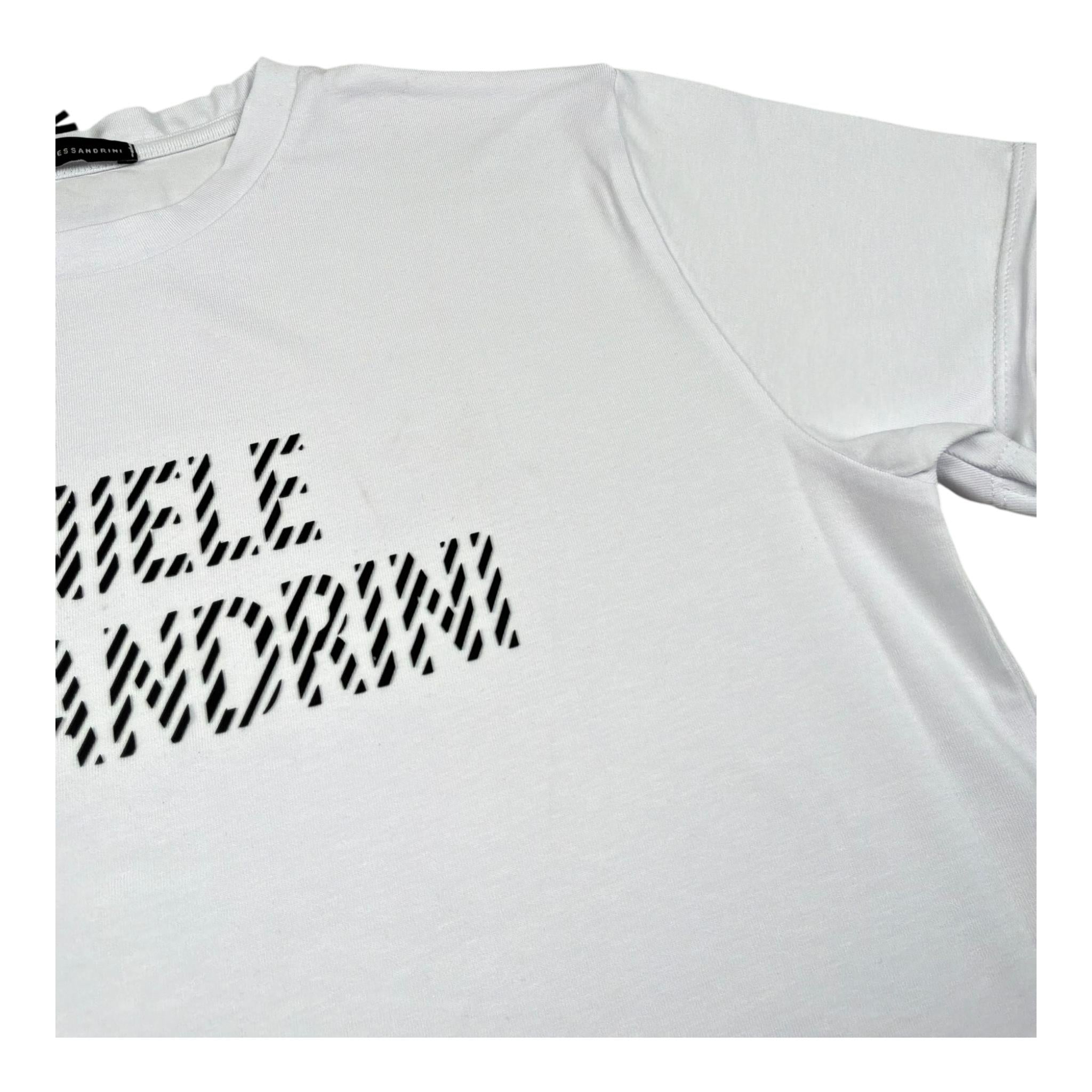 Daniele Alessandrini T-Shirt Girocollo Tinta Unita per Bambino 1236M00238 BIANCO DANIELE ALESSANDRINI 