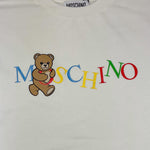 MOSCHINO felpa girocollo bicolore con maniche in contrasto Bianco/azzurro per Bambina HDO00Y BIANCO/AZZURRO MOSCHINO 