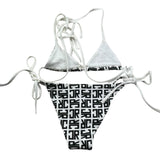 John Richmond Costume 2 Pezzi Triangolo-Mutandina per Bambina RGP26029CO BIANCO JOHN RICHMOND 