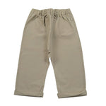 Teddy E Minou Pantalone Tinta Unita con Elastico In Vita per Neonato E25PT007C6035 BEIGE TEDDY E MINOU 