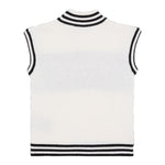 BALMAIN maglia giromanica tinta unita con logo Panna per Bambino BV9A51 PANNA BALMAIN 