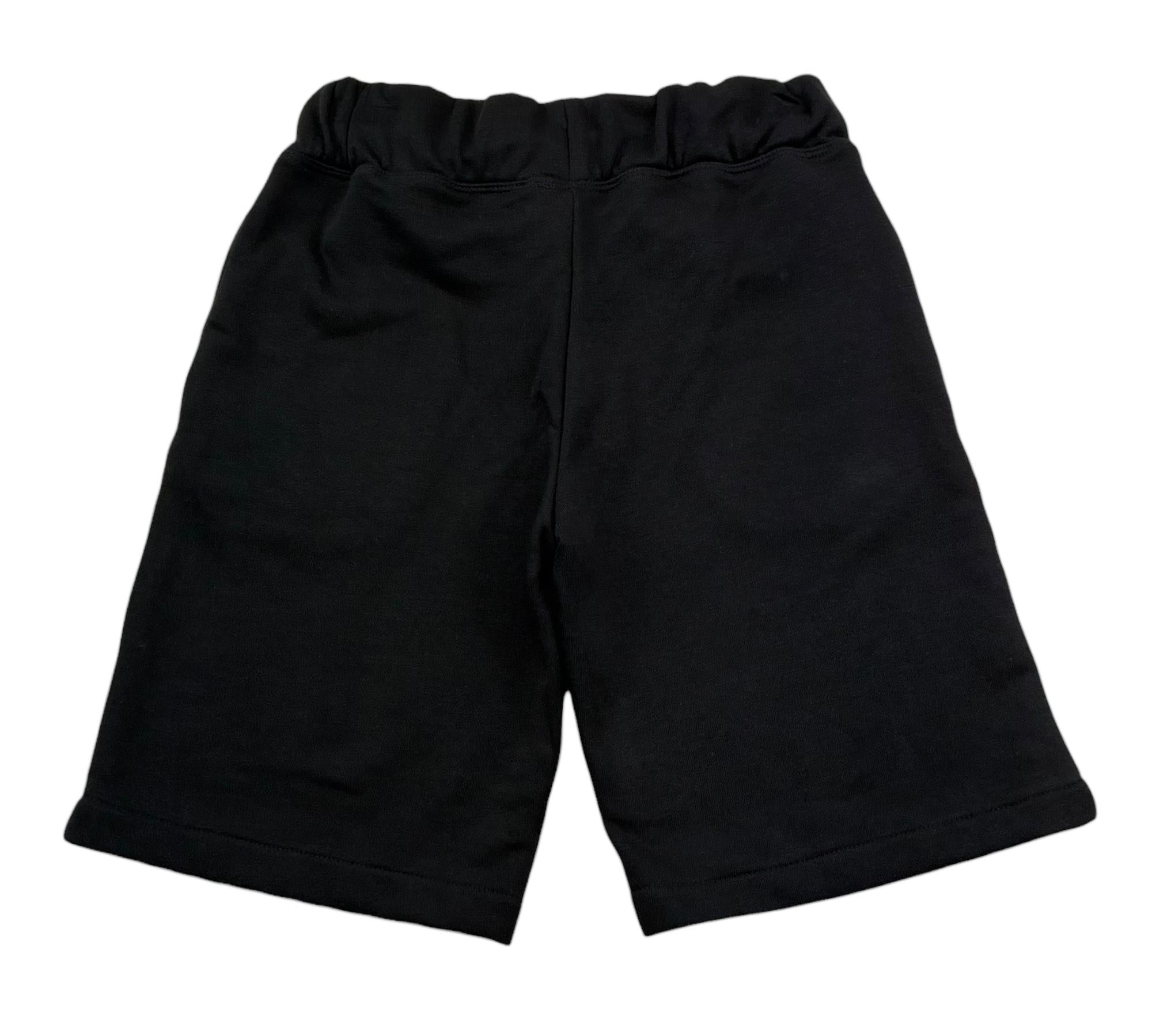 Just Cavalli Bermuda Felpa Tinta Unita con Logo per Bambino JBP26020BE NERO JUST CAVALLI 