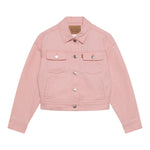 Levi'S Giubbino In Denim tinta unita Rosa per Bambina 4EH045 ROSA LEVI'S 