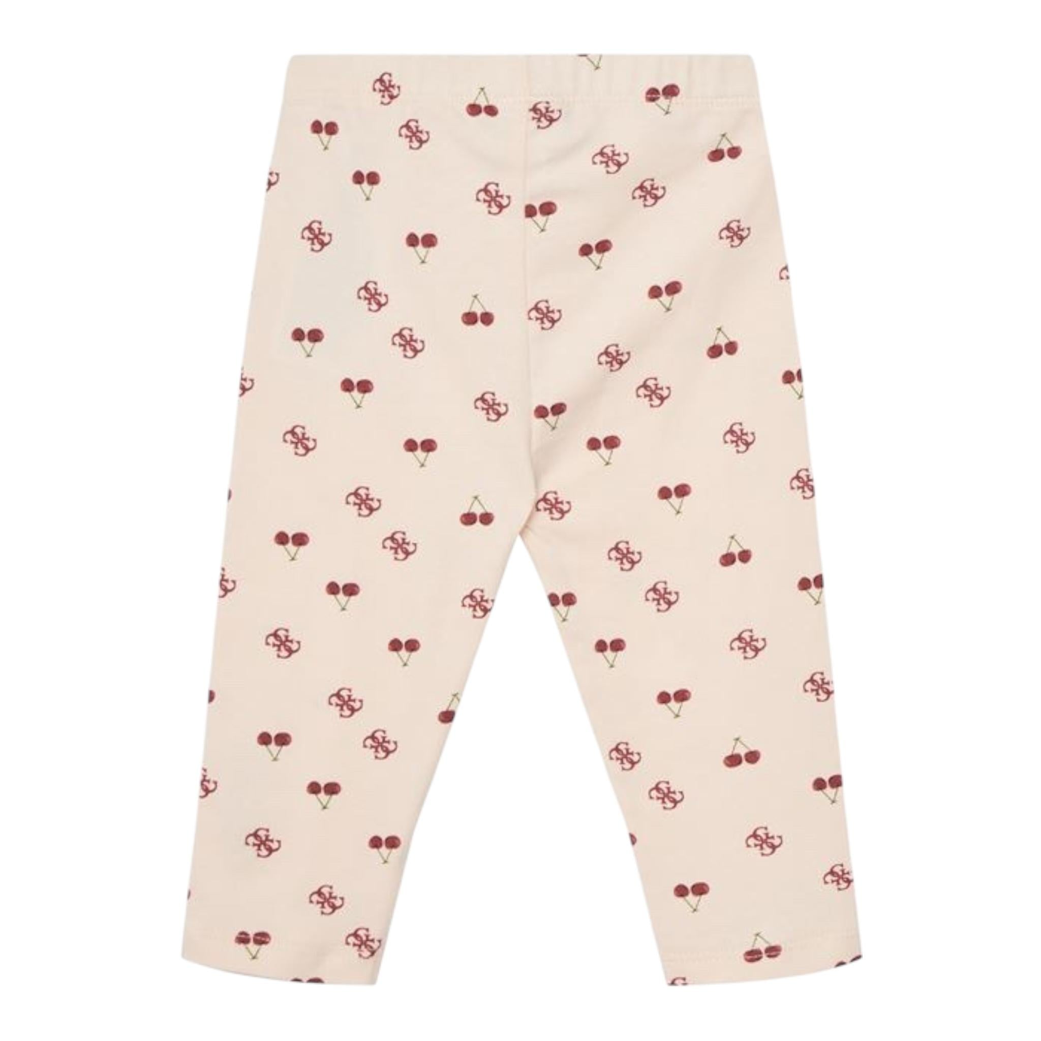 Guess Leggins Tinta Unita con Stampa per Bambina K5GB00J1314 ROSA GUESS 