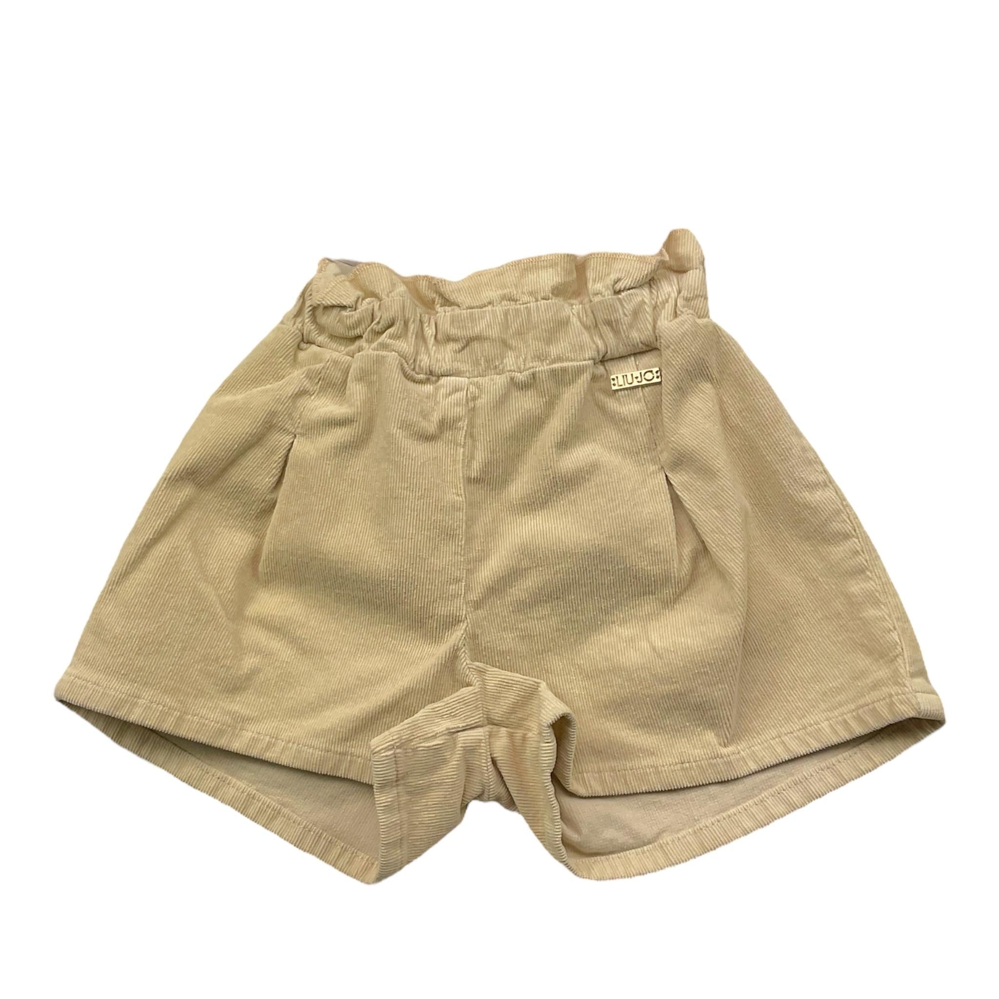LIU JO short tinta unita con elastico in vita Beige per Neonata KF3094 BEIGE LIU JO 