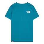 The North Face T-Shirt Girocollo Tinta Unita con Stampa per Bambino NF0A8DRN6H0 BLU THE NORTH FACE 